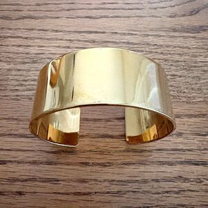 J.Crew | Wide Modern Cuff Bracelet | 2.5” Inner Diameter